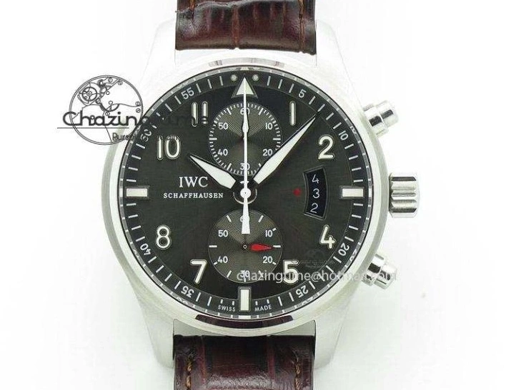 MIROTIME 1219 Calatrava 5524R Pilot Travel Time RG GRF Brown Dial on Brown Leather Strap MIYOTA TopPick 7155